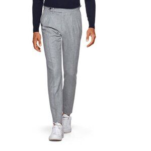 SuitSupply Circular WoolFlannel Pants by Vitale Barberis Canonico, Italy, 46,NWT